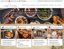Tablet Screenshot of chefbecky.com